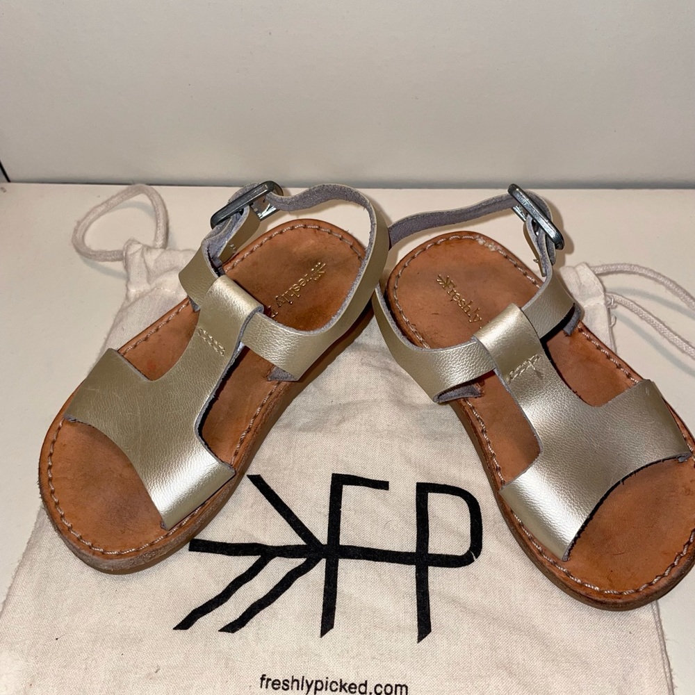 Gold Malibu Sandal - Toddler Girl size 5